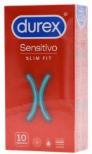 Preservativos sensíveis Slim Fit 10 unidades