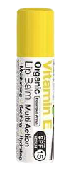 Bálsamo labial com vitamina E orgânica 5,7 ml
